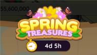 You can get free tokens by completing different milestones of the Spring Treasures event as well (Image via Scopely)